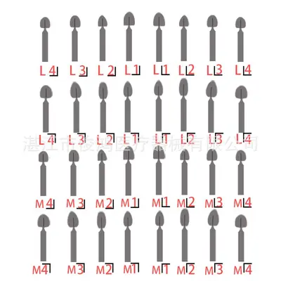 Dental Veneer Shaping Kit, 32 Pieces, Tooth Resin