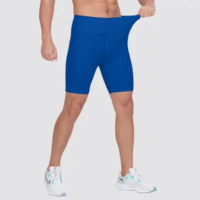 Men's Compression Shorts, Navy Blue, Quick-Dry, High Stretch - 12