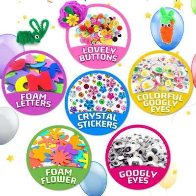 Yaratıcı DIY oyuncak seti, çocuk el sanatları malzeme paketi
