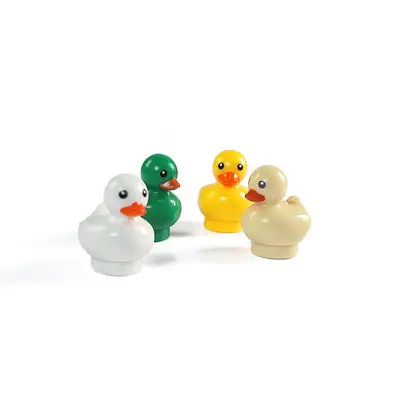 Mini Animal Building Blocks Set with Gorilla, Shark and Duck - 3