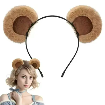 Japanese Style Cat and Bear Ear Hair Hoop, Korean Style Cartoon Women's Headband - 8