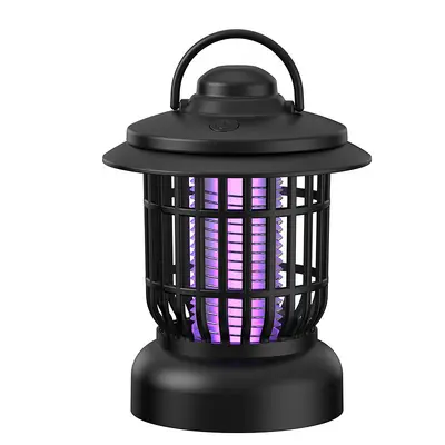 New Cross-Border Household Electric Mosquito Killer Lamp USB Rechargeable Camping Light Mosquito Zapper Electric Mosquito Swatter Indoor Outdoor UV Mosquito Repellent Device