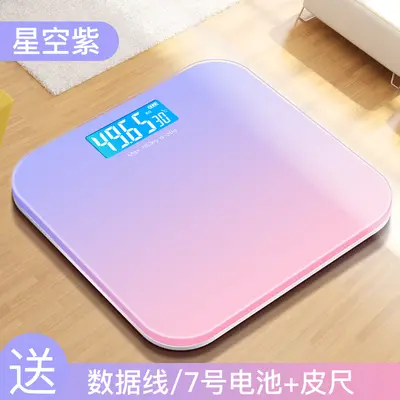 Smart LED Digital Bathroom Scale with Hidden Display, Compact Health Scale - 10