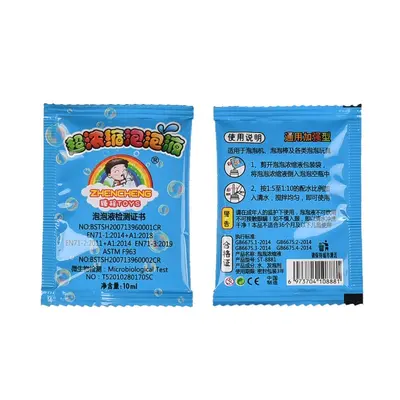 Concentrated Colorful Bubble Solution, No Dilution Required