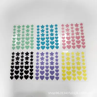 Direktbezug vom Hersteller: PE-Folie, einzeln verpackt, verschiedene Formen Pickel-Pflaster, Abdeckung für Pickel, farbige Eiter-Absorptions-Reparaturpflaster, Akne-Pflaster