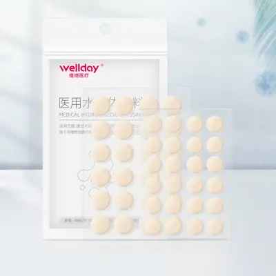 Invisible Hydrocolloid Acne Patch, 48 Patches per Bag - 6