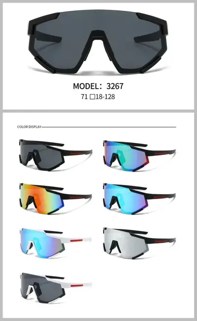 Damen-Radbrille mit UV-Schutz und Windschutz - 10