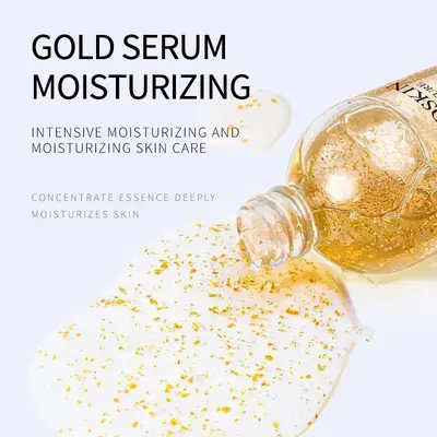 24K Altın Hiyalüronik Asit Serumu, Nemlendirici Niasinamid Konsantre Serum
