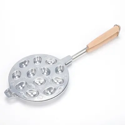 Oval kek kalıbı, ev kullanımı waffle ve ceviz pişirme tepsisi - 9