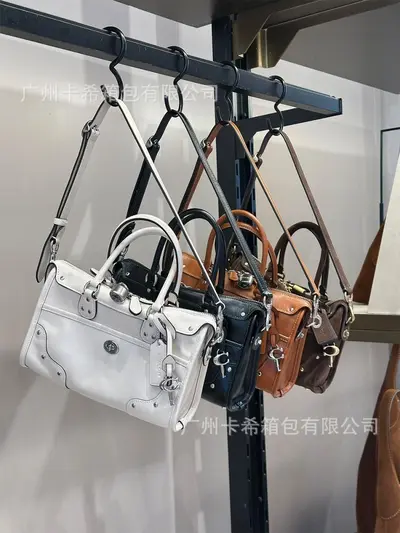 Vintage Punk Motorcycle Bag, Single Shoulder Crossbody Bag