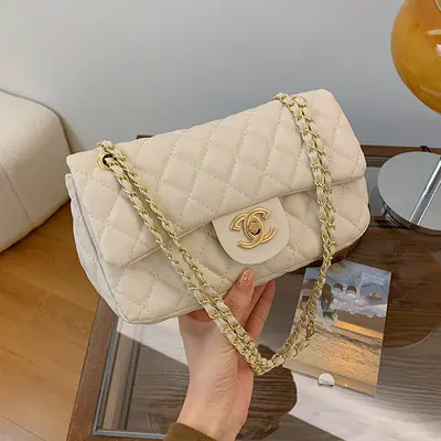 Women's Quilted Small Shoulder Bag, Single Strap Crossbody Bag