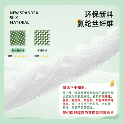 Food Grade Extra Large Disposable PE Fresh-keeping Film Set with Elastic Band Refrigerator Bowl Cover for Leftover Food Storage