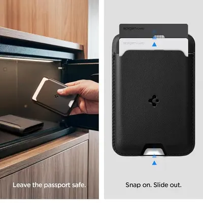 Pasaport kartı tutucu RFID korumalı, çok kartlı cüzdan - 4