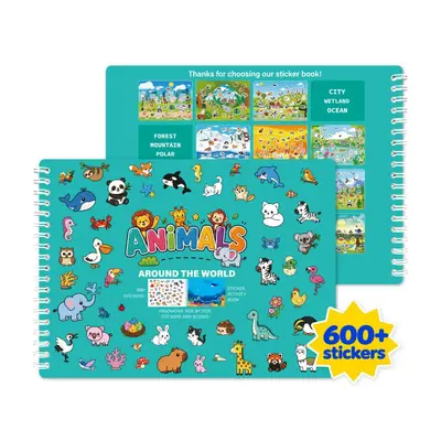 Children's Traffic Sticker and Coloring Book, 600 Stickers, Ages 3-8, CPC Certified - 11