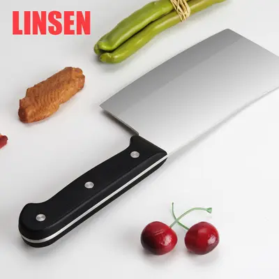 German Stainless Steel Bone Cutting Knife, Sharp Kitchen Knife - 4