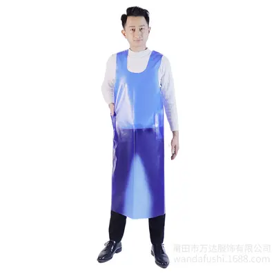 Oxford Apron, Double Pocket, Sleeveless, Waterproof, for Kitchen and Fishing