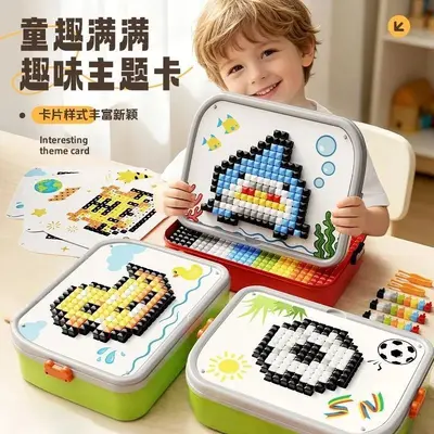 Mushroom Peg Building Block Puzzle, Educational Toy for Kids - 5