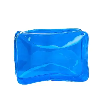 Transparente PVC-Kosmetiktasche, wasserdichte Waschtasche mit Logo