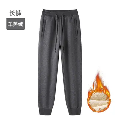 Women's Fleece-Lined Sweatpants, High-Waist, Windproof, Winter - 8