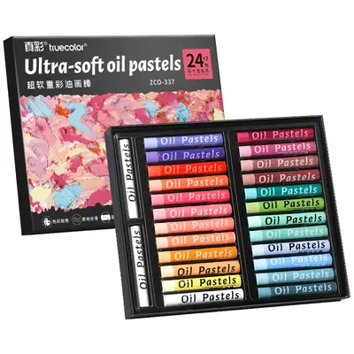 Çizim pasteli seti, ultra yumuşak, 48 renk, profesyonel