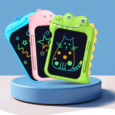 Cartoon LCD Doodle Drawing Board with Animal Designs for Children - 5