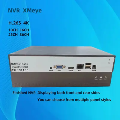 NVR ağ video kaydedici XMeye fabrikası çeşitli POE Avrupa ve Amerika ihracat izleme sunucusu 9 kanal 36 kanal tam seri 4K yüksek çözünürlüklü