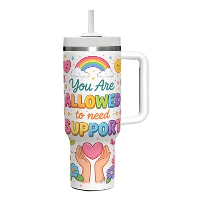 40 oz Stainless Steel Ice Tumbler, Large Capacity Car and Camping Cup