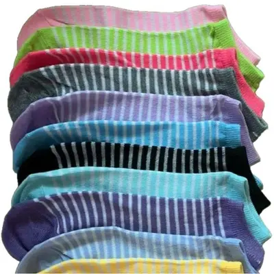 Women's Moisture-Wicking Short Socks, Solid Color, Summer Style