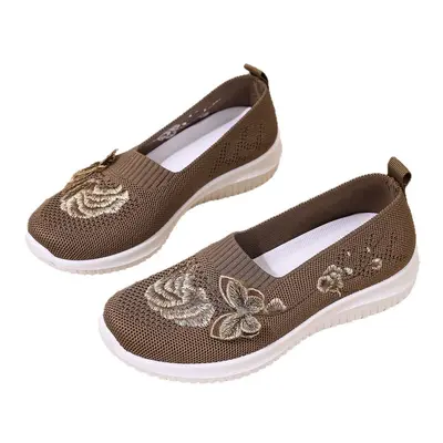 Women's Soft-Sole Old Beijing Cloth Shoes, Comfortable Everyday