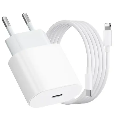 AB standardı PD 20W iPhone şarj başlığı, hızlı şarj adaptörü