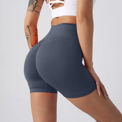 Sommer neue hochbündige Hüft-Lifting-Fitness-Leggings für Damen, sportliche Bauch-Kontrolle Radler-Leggings, Pfirsich-Hüft-Yoga-Shorts. - 10