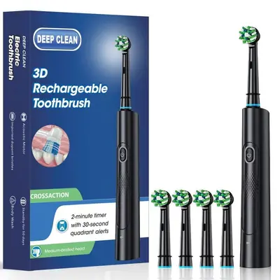 Ultraschall-Elektrozahnbürste für Erwachsene, vollautomatisch, rotierend - 9
