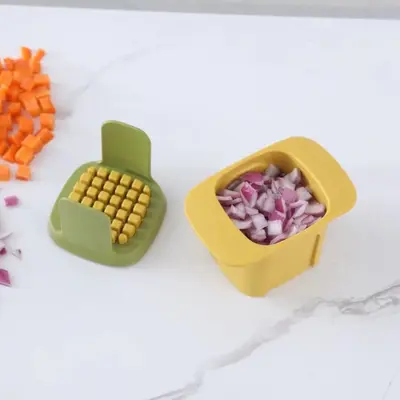 Manuelles Gemüseschneidegerät mit Kartoffel- und Pommes-Klinge - 2