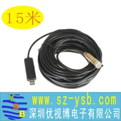 USB endoskop, 15 metre, endüstriyel boru incelemesi - 1