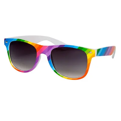 Regenbogen-Dekorations-Sonnenbrille mit optionalem Logo-Aufdruck - 3