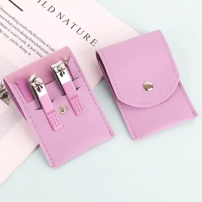 4-Piece Colorful Foldable Nail Scissors Manicure Set