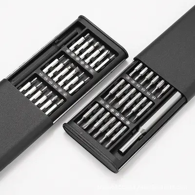 24 in 1 manyetik tornavida seti telefon tamir aracı