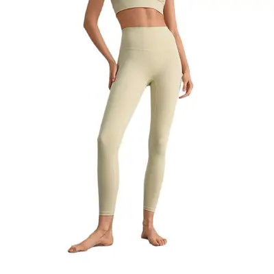 Dikişsiz şeftali kaldırıcı yoga fitness pantolonu, yüksek bel, sonbahar
