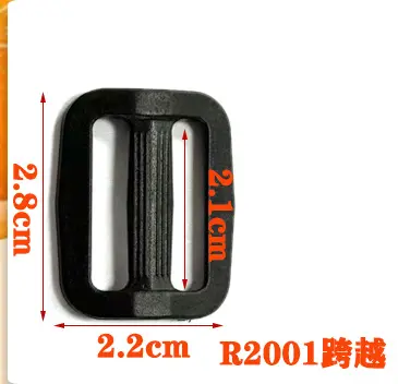 Plastic side-release buckle, black, bag accessory - 9