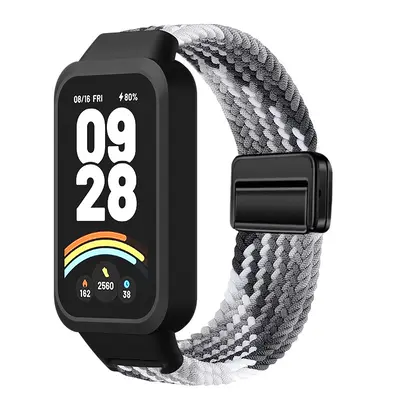 Magnetic Woven Replacement Strap for Xiaomi Mi Band 9 Active