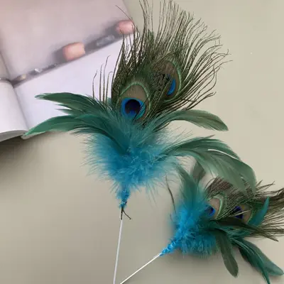 Feather Cat Teaser Wand, DIY Christmas Tree Ornament Craft Material