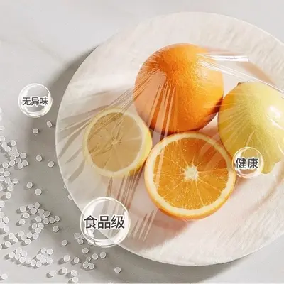 Food-grade disposable plastic wrap set