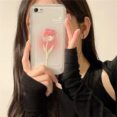 iPhone 17 Pro Max telefon kılıfına uygun sanatsal çiçek desenli boyama, sınır ötesi Apple 16 yeni model 14 Pro Japon/Kore 13/15 - 7