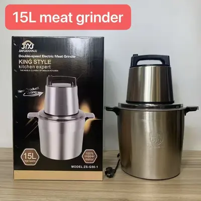 Çok fonksiyonlu gıda işleme makinesi, bakır kasa, ette kıyma, sebze kesme - 4