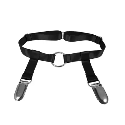 Adjustable Elastic Garter Thigh Strap Stocking Clips, 14 Colours - 7