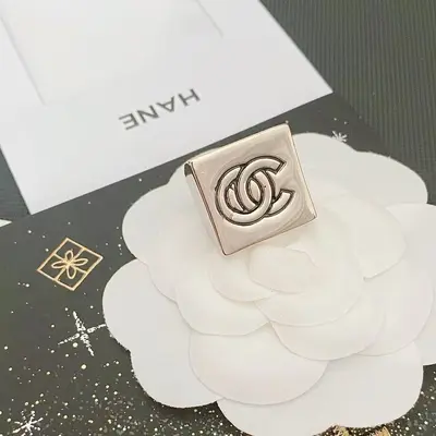 Vintage ring set, five-pointed star design, pearl details - 3