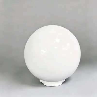 Round ball lampshade in PMMA acrylic for outdoor use