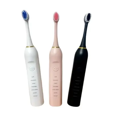 Smart electric toothbrush, 6-speed, rechargeable, soft bristles - 6