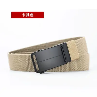 Neue Herrengürtel Elastische Gürtel Dehnbare Gürtel Outdoor Tactical Ledergürtel Geflochtene Nylongürtel mit Automatikschnalle Großhandel - 11