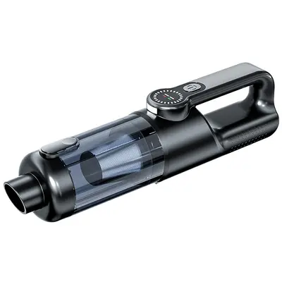 Cordless car electric vacuum cleaner handheld high-power wet and dry suction and blowing dust collector single-click dust emptying best-selling model for cross-border
